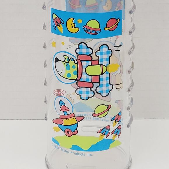 Vtg PLAYTEX Drop-In ORIGINAL NURSER Bottles Holder 8 4 oz RARE With Nipple 1998 - Picture 8 of 9